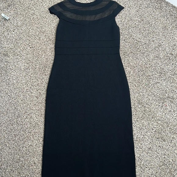Eliza j black midi dress size large - Picture 8 of 11